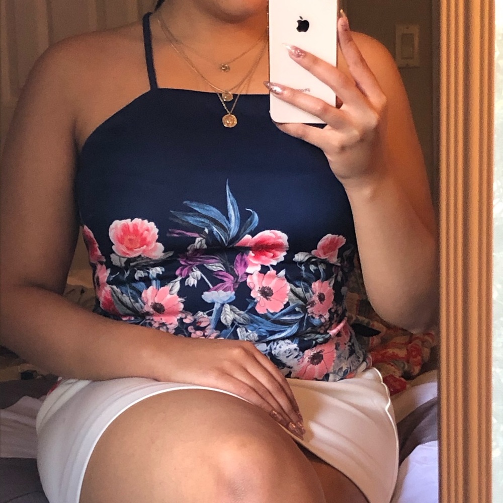 Floral body con dress